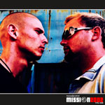 MISSION 2002 Vol.3 Cover of MISSION 2002 Vol.3: two men face to face, one in sunglasses, with the MISSION 2002 logo.